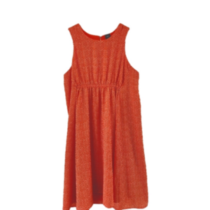 GAP Maternity Orange Print Sleeveless Swing Dress, Size M,Summer, Colorful, Boho